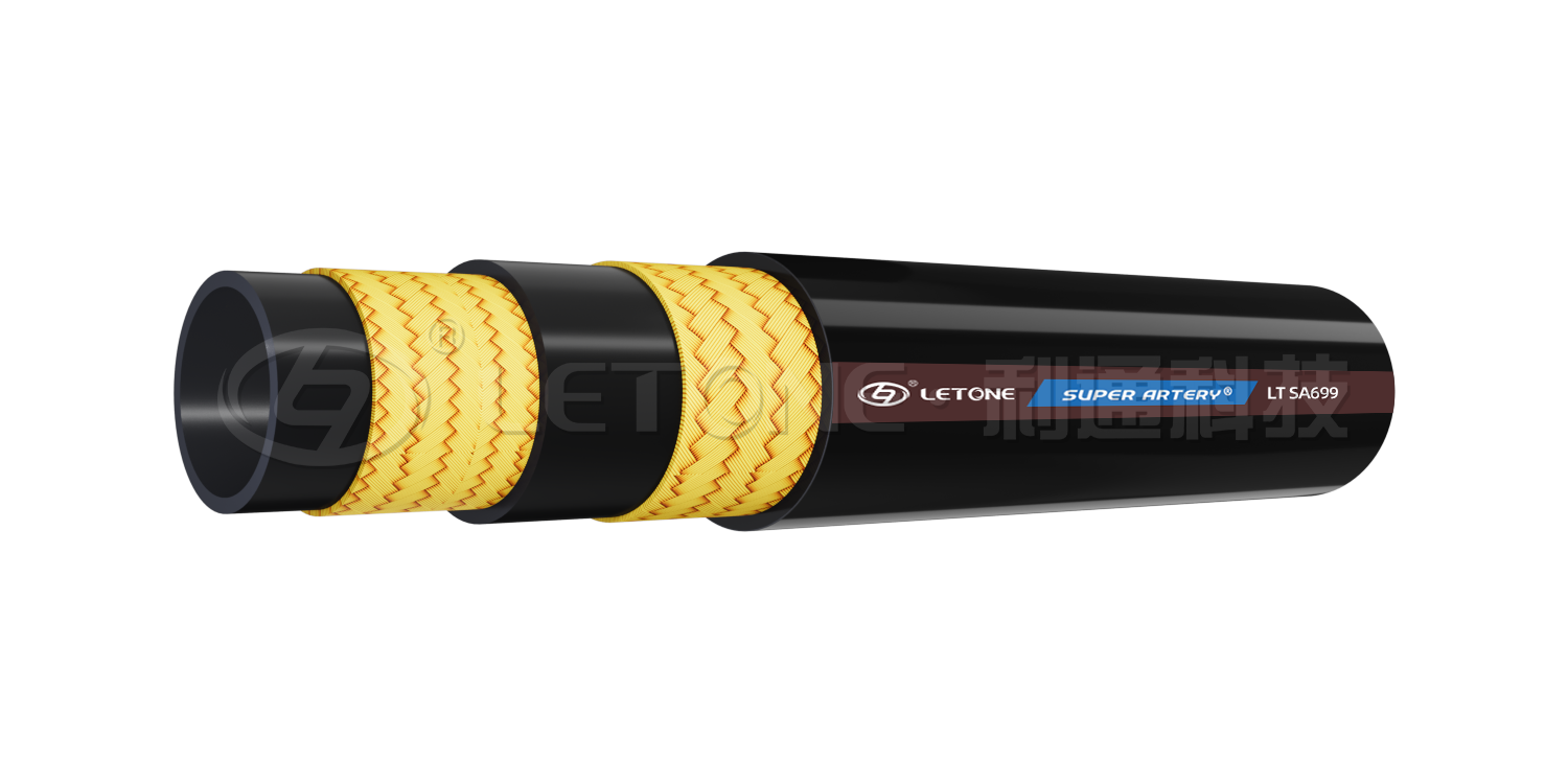 Excede a norma ISO18752-BC. Mangueira hidráulica com rede de arame Super Artery.